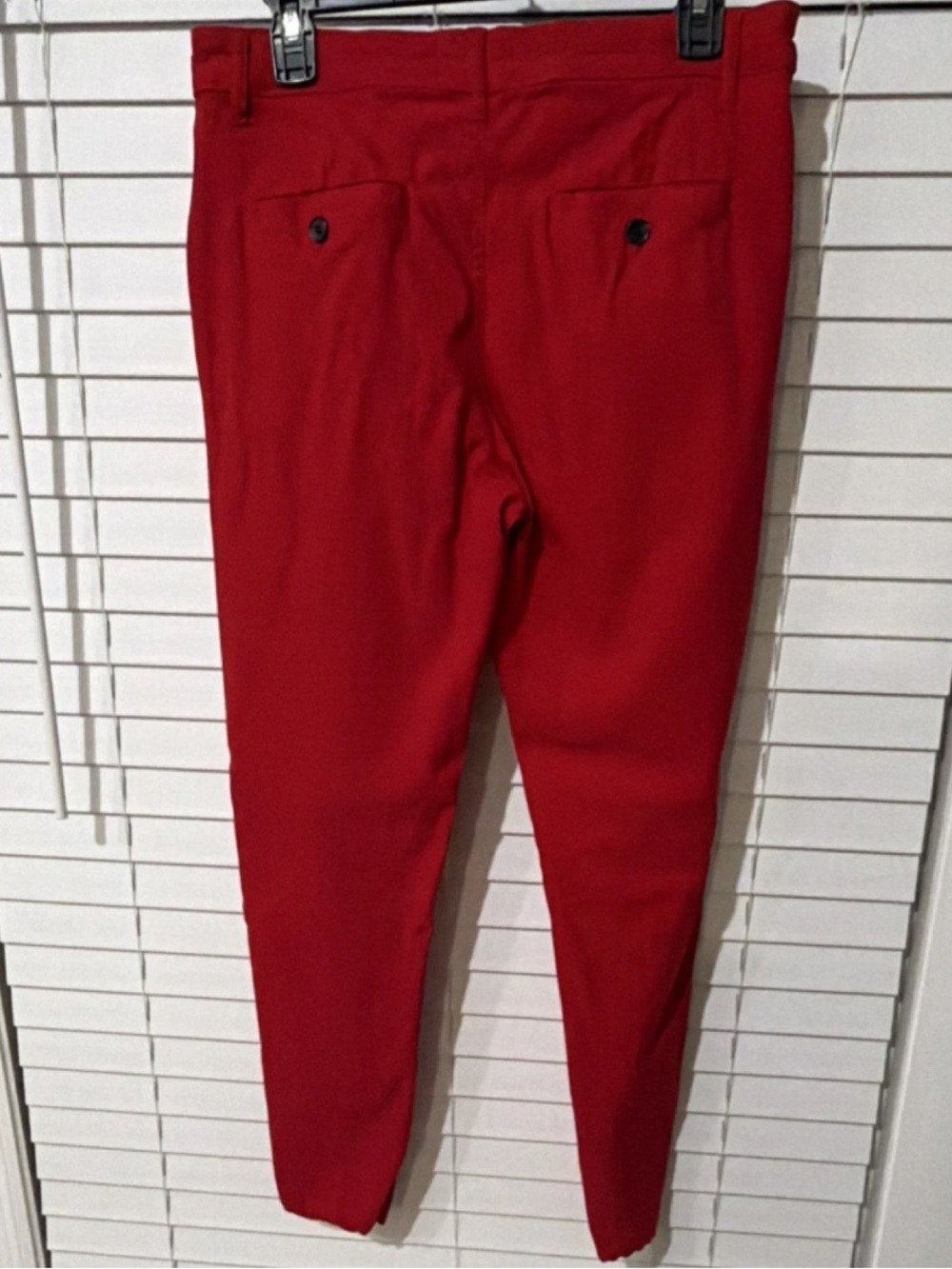 Men's Red Chinos - Slim Straight Fit